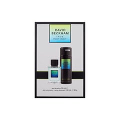 Rinkinys David Beckham True Instinct vyrams: kvapusis vanduo EDP, 50 ml + purškiamas dezodorantas, 150 ml цена и информация | Мужские духи | pigu.lt