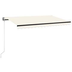 Automatinė markizė su led/vėjo jutikliu, 450x350 cm, ru цена и информация | Зонты, маркизы, стойки | pigu.lt