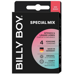 Prezervatyvai Billy Boy Special Mix, 4vnt kaina ir informacija | Billy Boy Kvepalai, kosmetika | pigu.lt