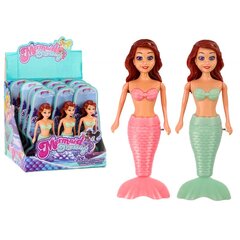 Vonios žaislas Mermaid Wind Up Water Floating Turquoise Mermaid Bath Doll kaina ir informacija | Žaislai kūdikiams | pigu.lt