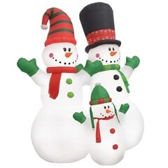 Šviečianti kalėdinė dekoracija Sniego senių šeima kaina ir informacija | Kalėdinės dekoracijos | pigu.lt