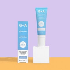 Drėkinamasis veido kremas nuo saulės Q+A Squalane Hydrating SPF50, 50 ml kaina ir informacija | Kremai nuo saulės | pigu.lt