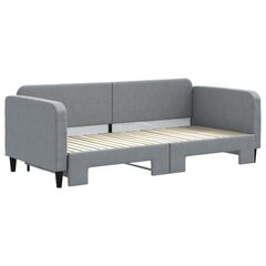 Sofa-lova vidaXL, 90x200 cm, pilka kaina ir informacija | Lovos | pigu.lt