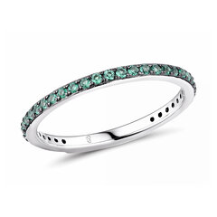 Серебряное кольцо с шпинелями Brasco 59319 59319-17.5 цена и информация | Кольца | pigu.lt