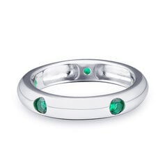 Серебряное кольцо с шпинелью Brasco 59350 59350-16 цена и информация | Кольца | pigu.lt