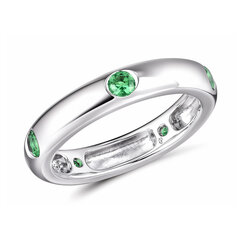 Серебряное кольцо с шпинелью Brasco 59350 59350-16 цена и информация | Кольца | pigu.lt