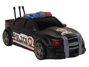 Žaislinis policijos sportinis automobilis 1:16, juodas kaina ir informacija | Žaislai berniukams | pigu.lt