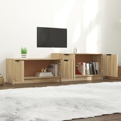 vidaXL Televizoriaus spintelė, ąžuolo, 158,5x36x45cm, apdirbta mediena kaina ir informacija | TV staliukai | pigu.lt