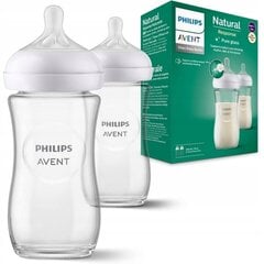 Buteliukai Philips Avent Natural Response SCY933/02, 1+ mėn, 240 ml, 2 vnt. kaina ir informacija | Buteliukai kūdikiams ir jų priedai | pigu.lt
