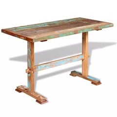Обеденный стол, массив переработанного дерева, 120x58x78 см цена и информация | Кухонные и обеденные столы | pigu.lt