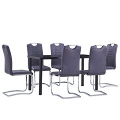 Столовый комплект, 7 частей цена и информация | Комплекты мебели для столовой | pigu.lt