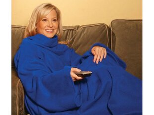 ОДЕЯЛО С РУКАВАМИ SNUGGIE ФЛИСОВОЕ ОДЕЯЛО ТЕПЛЫЙ ХАЛАТ цена и информация | Покрывала, пледы | pigu.lt