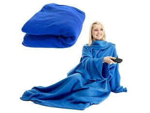 ОДЕЯЛО С РУКАВАМИ SNUGGIE ФЛИСОВОЕ ОДЕЯЛО ТЕПЛЫЙ ХАЛАТ цена и информация | Покрывала, пледы | pigu.lt