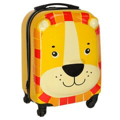 Vaikiškas lagaminas Ikonk Liūtas, geltonas kaina ir informacija | Lagaminai, kelioniniai krepšiai | pigu.lt