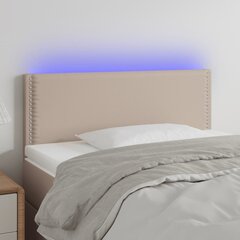 Galvūgalis su led, kapučino, 100x5x78/88cm kaina ir informacija | Lovos | pigu.lt