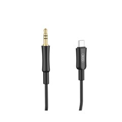 XO cable audio NB-R255B USB-C - jack 3,5mm 1,0m black цена и информация | Кабели для телефонов | pigu.lt