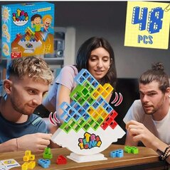 Игра Tetra Tower Balance Stacking Building Blocks, разноцветная, 1 шт. цена и информация | Настольные игры, головоломки | pigu.lt