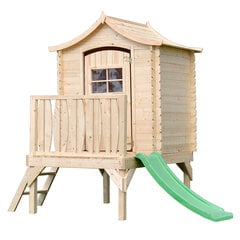 Детский деревянный домик с горкой Timbela M550A цена и информация | Детские игровые домики | pigu.lt