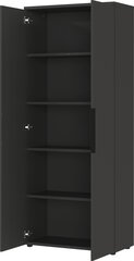Шкаф 4371, черный цена и информация | Шкафы | pigu.lt