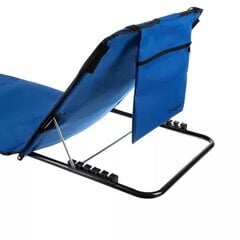 Пляжный коврик со спинкой H7, 150x50 см, синий цена и информация | Шезлонги | pigu.lt