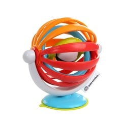 Baby Einstein Besisukantis kamuolys su siurbtuku Sticky Spinner 3m+ spalvotas barškantis kamuolys kaina ir informacija | Žaislai kūdikiams | pigu.lt