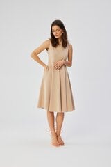 Suknelė moterims Stylove S358, smėlio spalvos kaina ir informacija | Suknelės | pigu.lt