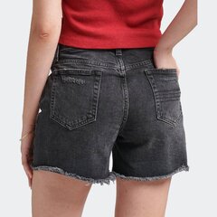 Superdry šortai moterims Vintage Mid Rise Slim, juodi kaina ir informacija | Moteriški šortai | pigu.lt