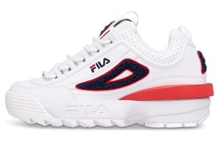 Fila sportiniai batai moterims Disruptor Patch 7667, balti kaina ir informacija | Sportiniai bateliai, kedai moterims | pigu.lt