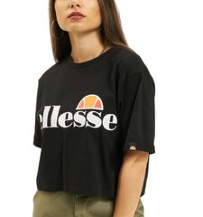 Marškinėliai moterims Ellesse Alberta Crop 8876558, juodi цена и информация | Женские футболки | pigu.lt