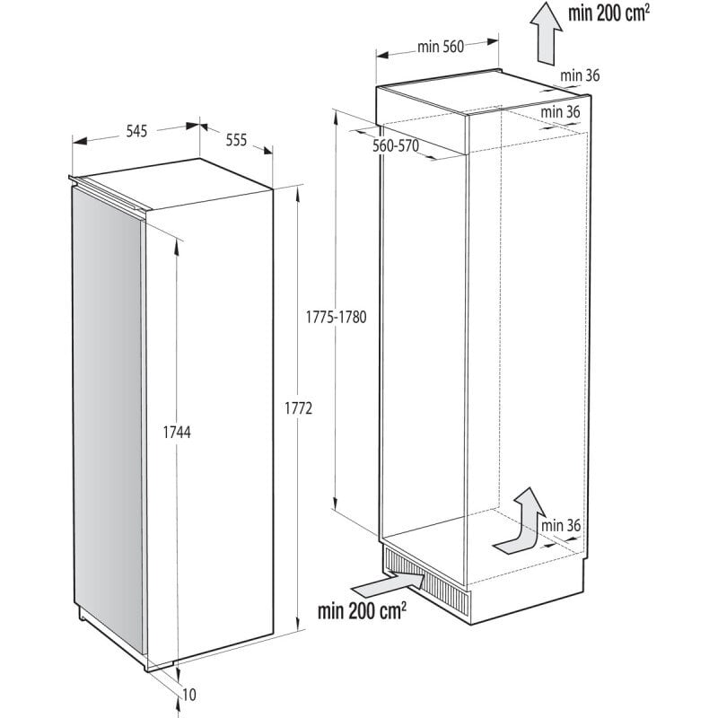 Gorenje FNI518EA1 kaina ir informacija | Šaldikliai, šaldymo dėžės | pigu.lt