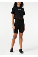 Marškinėliai moterims Ellesse Fibreball Crop 875789, juodi цена и информация | Женские футболки | pigu.lt