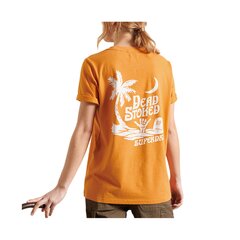 Superdry marškinėliai moterims Cali Surf Graphic, oranžiniai kaina ir informacija | Marškinėliai moterims | pigu.lt