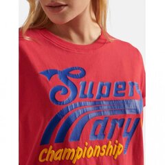 Superdry marškinėliai moterims Collegiate Cali State, raudoni kaina ir informacija | Marškinėliai moterims | pigu.lt