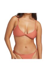 Maudymosi liemenėlė moterims Volcom Simply Seamless Vneck, oranžinė kaina ir informacija | Maudymosi kostiumėliai | pigu.lt