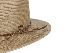 Brixton Messer Western Fedora unisex šiaudinė skrybėlė kaina ir informacija | Kepurės moterims | pigu.lt