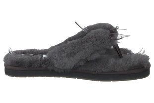 Moteriškos UGG Fluff Flip Flop III su kailio šlepetėmis цена и информация | Женские тапочки | pigu.lt