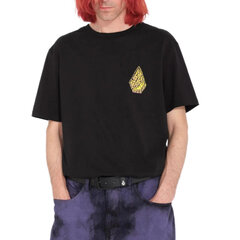 Marškinėliai vyrams Volcom Tetsunori 2, juodi цена и информация | Мужские футболки | pigu.lt