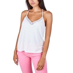 SuperDry palaidinė moterims Studios Lace Mix Cami Top, balta kaina ir informacija | Palaidinės, marškiniai moterims | pigu.lt