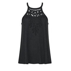 SuperDry palaidinė moterims Vintage Jersey Lace Racer, pilka kaina ir informacija | Palaidinės, marškiniai moterims | pigu.lt