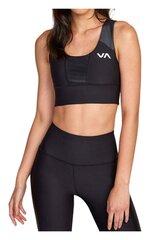 Sportinė liemenėlė moterims Rvca Matte Shine, juoda kaina ir informacija | Sportinė apranga moterims | pigu.lt