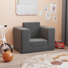 Vaikiška sofa vidaXL, pilka цена и информация | Диваны | pigu.lt