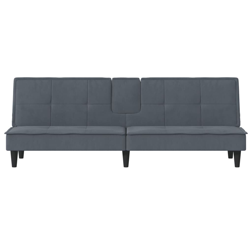 Sofa-lova vidaXL, pilka цена и информация | Sofos | pigu.lt