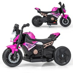 Vienvietis elektrinis motociklas vaikams, rožinis kaina ir informacija | Elektromobiliai vaikams | pigu.lt