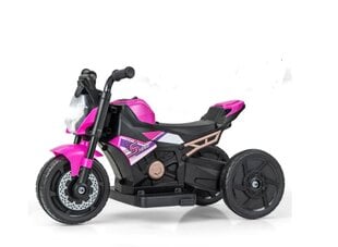 Vienvietis elektrinis motociklas vaikams, rožinis kaina ir informacija | Elektromobiliai vaikams | pigu.lt