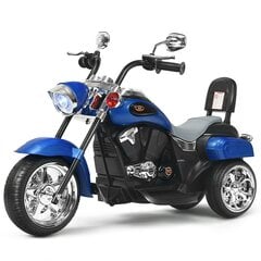 Vaikiškas elektrinis motociklas Costway, mėlynas kaina ir informacija | Elektromobiliai vaikams | pigu.lt