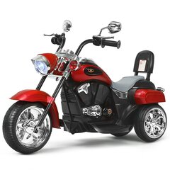 Vienvietis elektrinis motociklas vaikams Chooper, raudonas kaina ir informacija | Elektromobiliai vaikams | pigu.lt