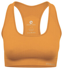 Sportinė liemenėlė moterims Stark Soul® seamless microfiber sport bustier 5130, oranžinė kaina ir informacija | Sportinė apranga moterims | pigu.lt