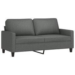 Dvivietė sofa vidaXL, pilka kaina ir informacija | Sofos | pigu.lt