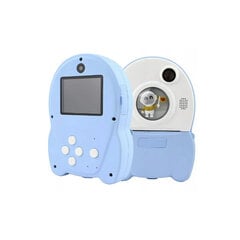 Shona KCP04 2in1 Kids Video/Photo Camera Full HD 1080p and Thermal printer + 2pcs rolls Blue kaina ir informacija | Skaitmeniniai fotoaparatai | pigu.lt