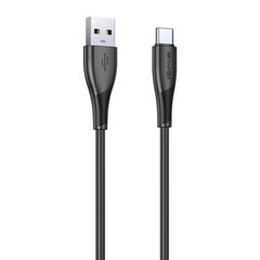 USB kabelis Awei CL-182C USB-C to USB-C 1.0m juodas kaina ir informacija | Laidai telefonams | pigu.lt